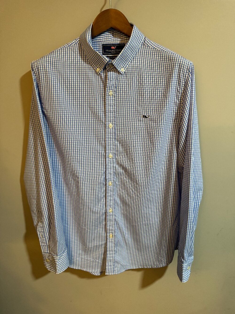 Vineyard Vines - Large Slim Fit - Blue/White Gingham